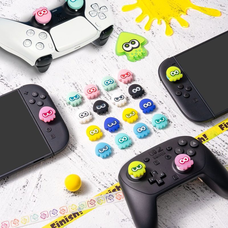 Xbox Phone Accessories - Nakładki na gałki analogowe Splatoon Squid,