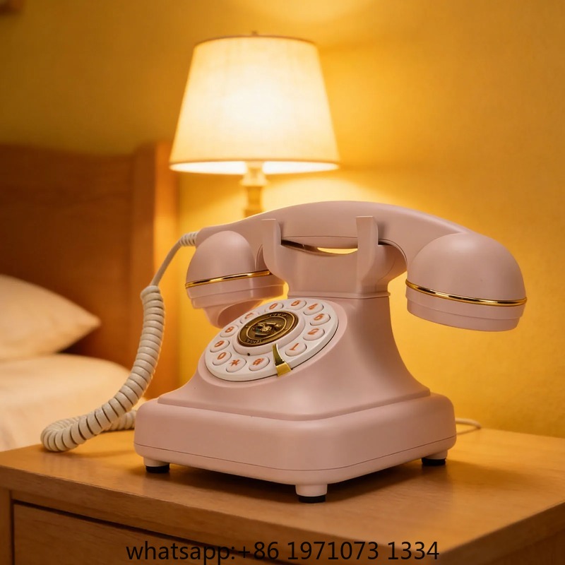 Retro Handset Phone - 【Nowość】Retro telefon stacjonarny Bluetooth z słuchawką