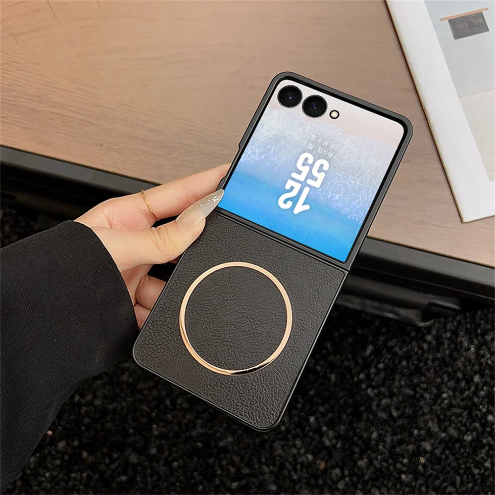 Retro Handset Phone - Retro skórzane etui na telefon z