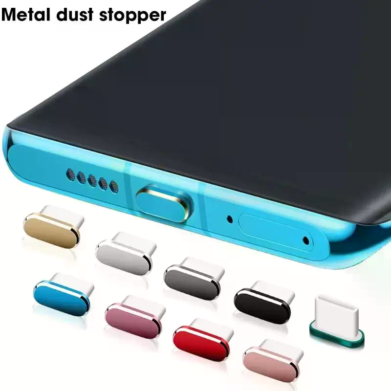 Phone Accessories For 11 Year Old Girl - Zaślepka przeciwkurzowa typu C, metalowa, zapobiegająca