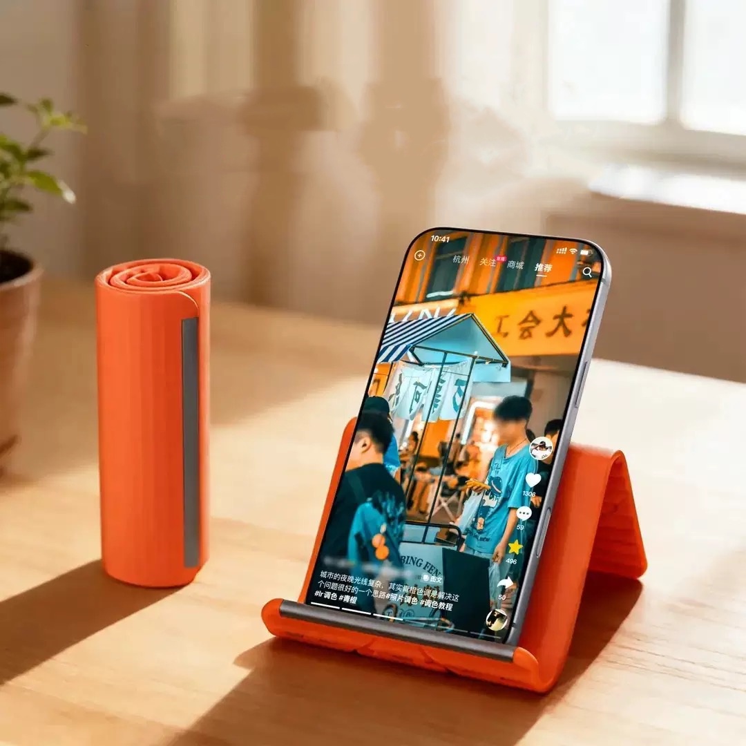 Phone Accessories Useful - Uniwersalny, przenośny silikonowy stojak na telefon,
