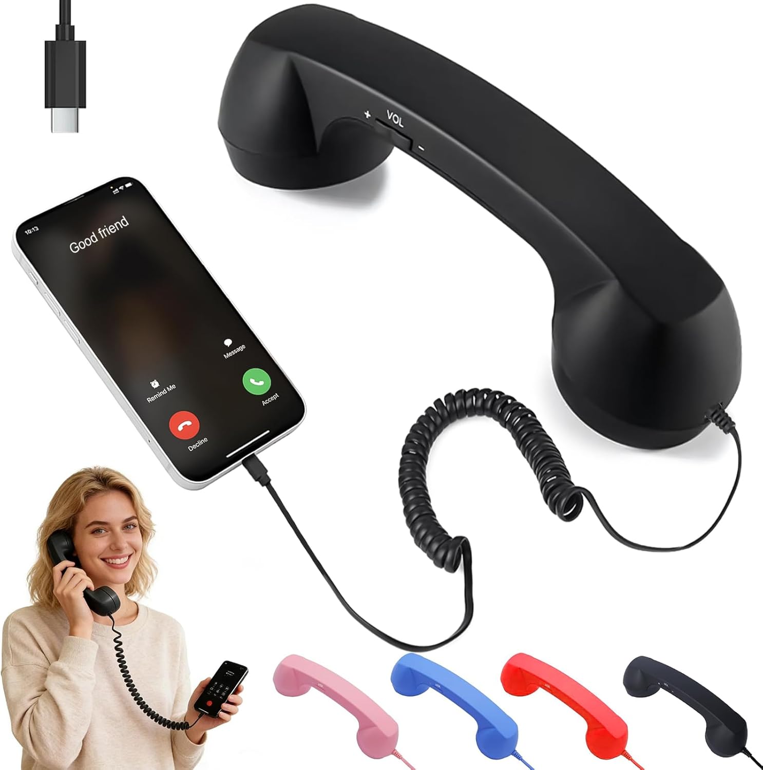 Retro słuchawka do telefonów k – Retro Handset Phone recenzja i cena
