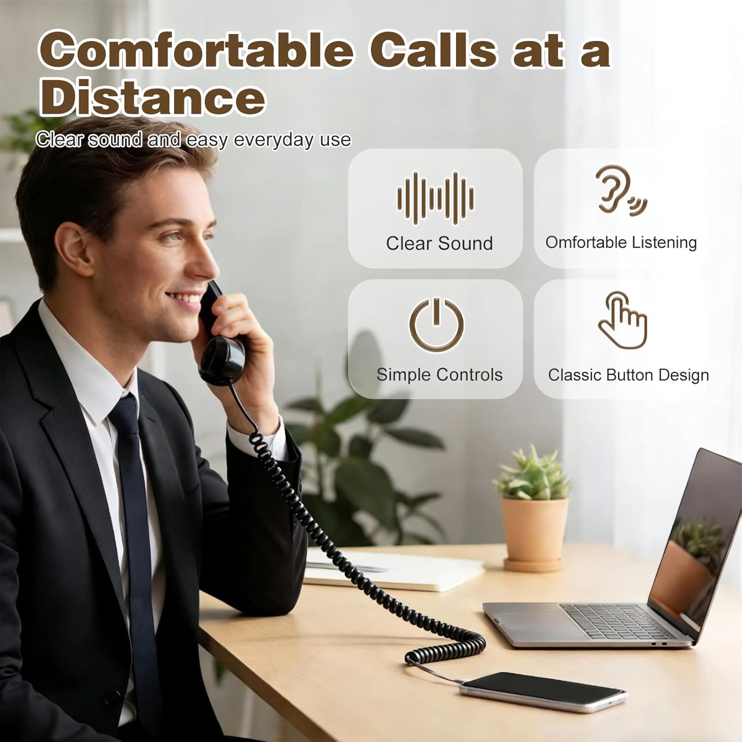 Retro słuchawka do telefonów k – Retro Handset Phone recenzja i cena