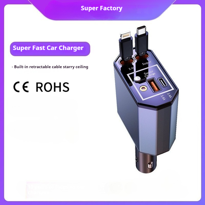 Ładowarka samochodowa 120W z t – Fast Charging Cable recenzja i cena