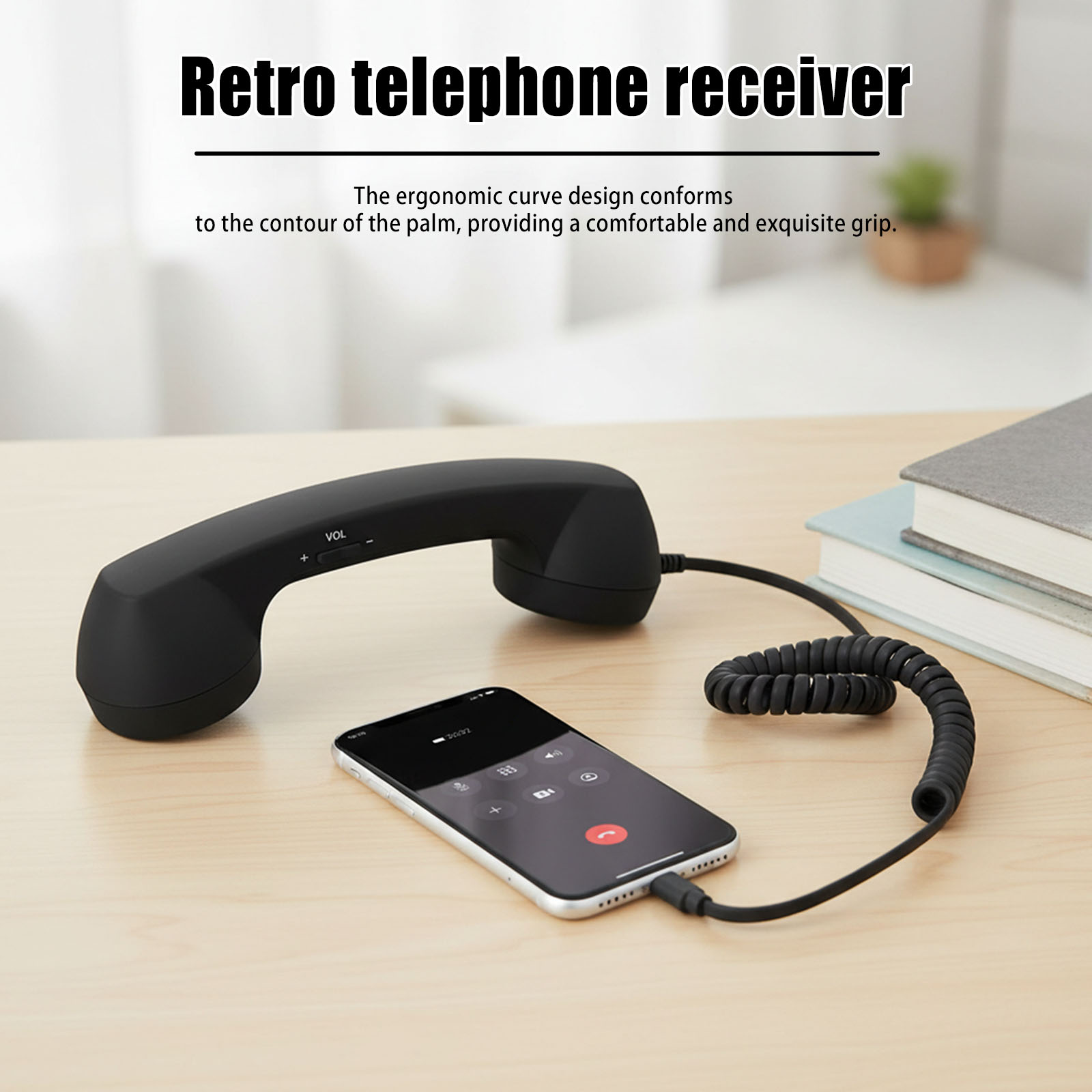 Ergonomiczny zestaw słuchawkow – Retro Handset Phone recenzja i cena