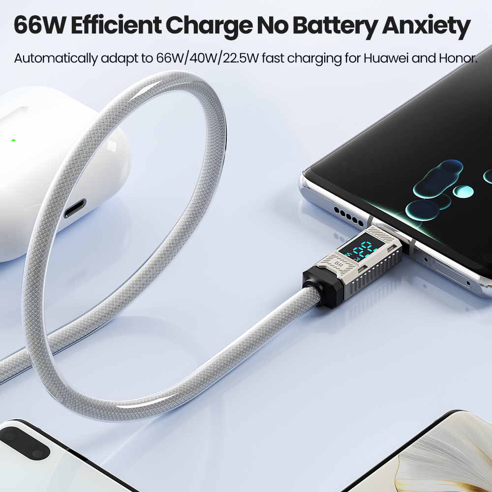 Kabel USB-C Toocki PD 66W 6A z – Fast Charging Cable recenzja i cena