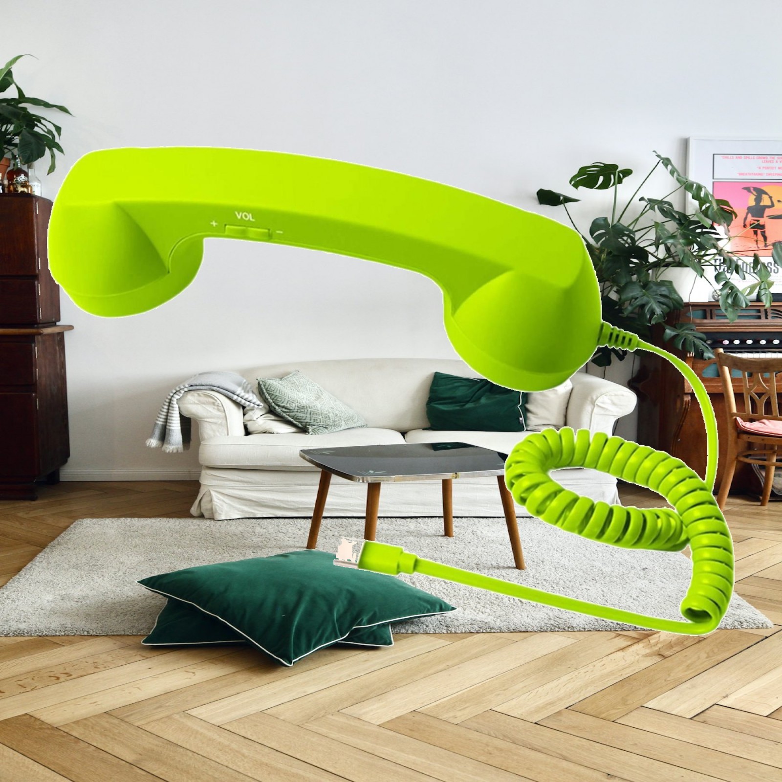 Retro słuchawka do telefonu ko – Retro Handset Phone recenzja i cena