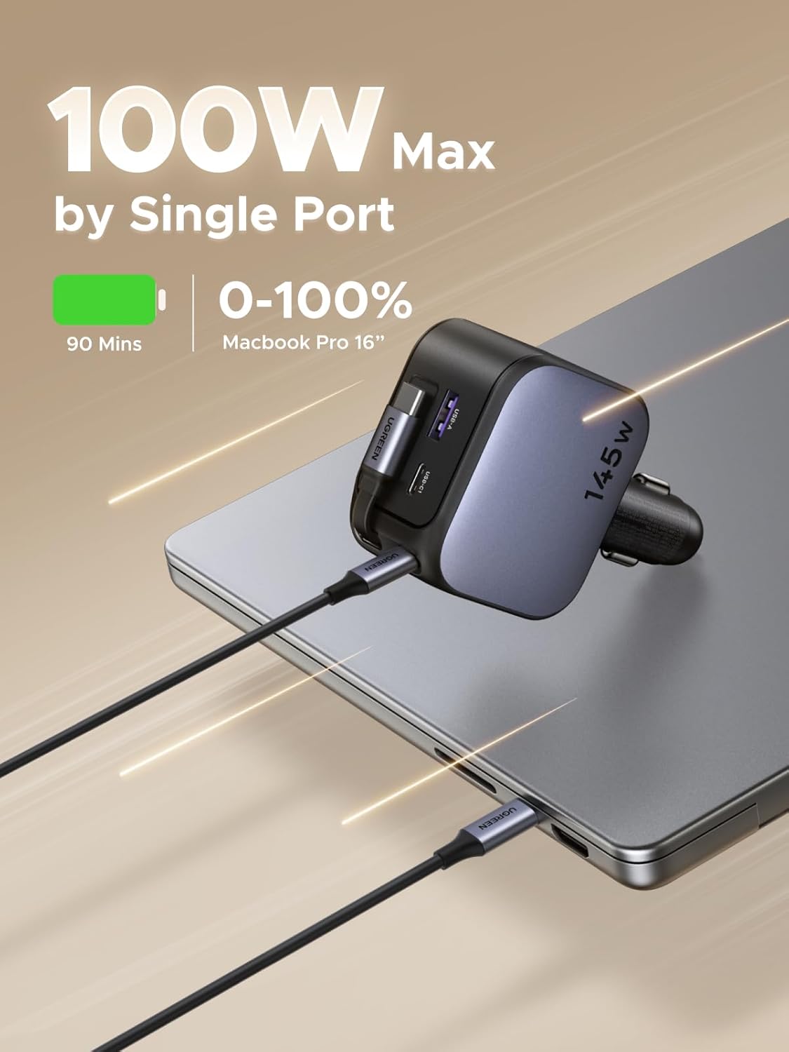 Ładowarka samochodowa UGREEN 1 – Fast Charging Cable recenzja i cena