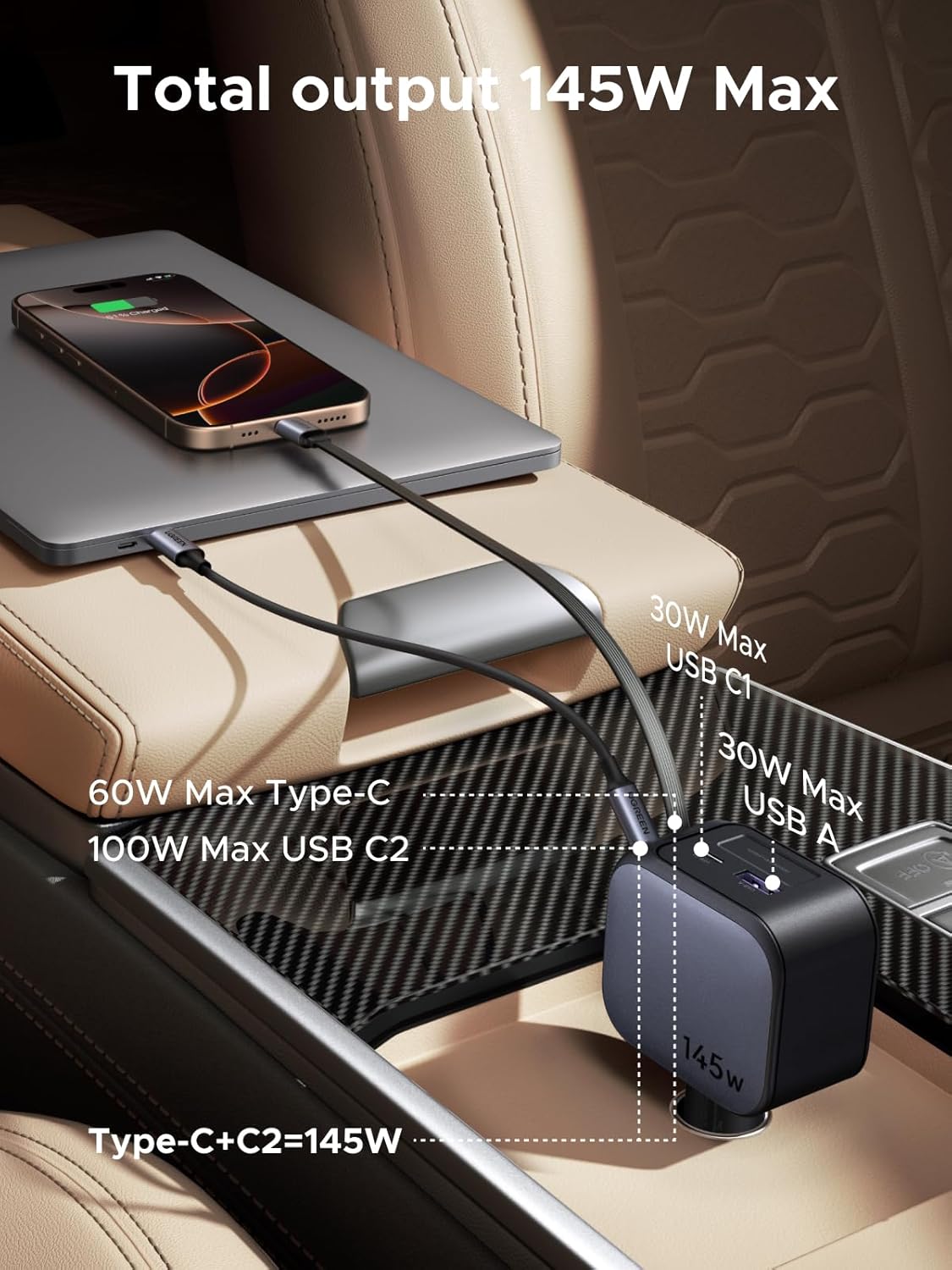 Ładowarka samochodowa UGREEN 1 – Fast Charging Cable recenzja i cena