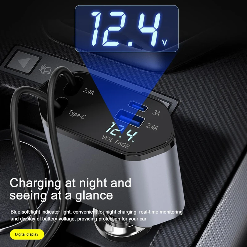 120W 4 w 1 wysuwana ładowarka  – Fast Charging Cable recenzja i cena