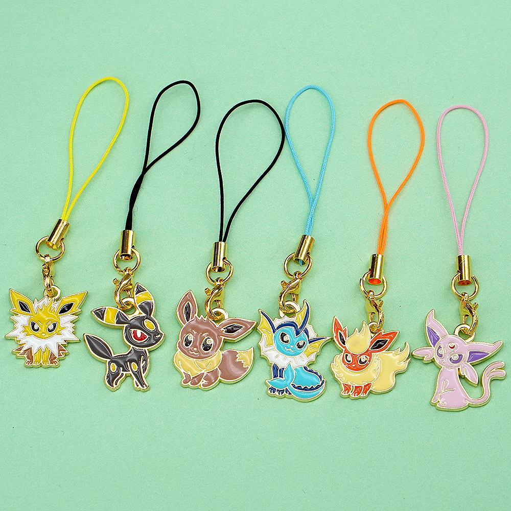 6 szt. Gorące Anime Pokemon Ee – Phone Accessories Supplier recenzja i cena
