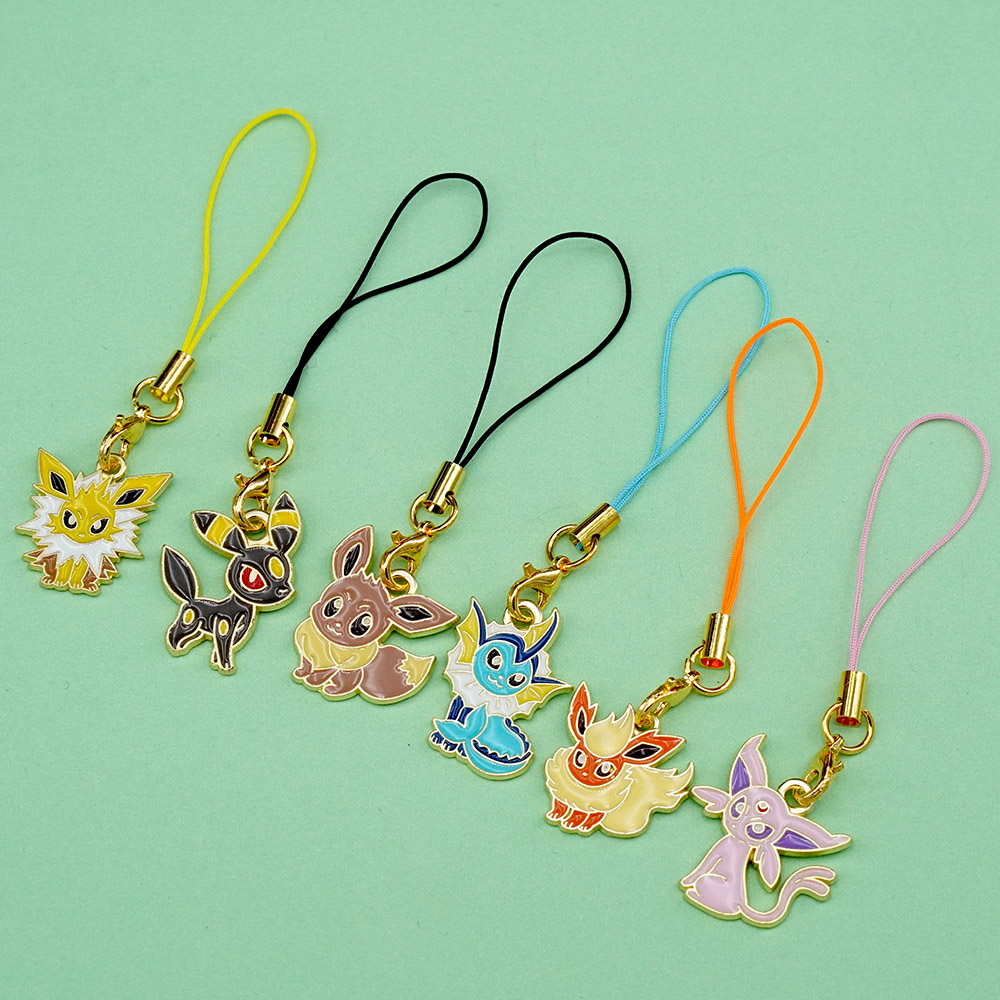 6 szt. Gorące Anime Pokemon Ee – Phone Accessories Supplier recenzja i cena