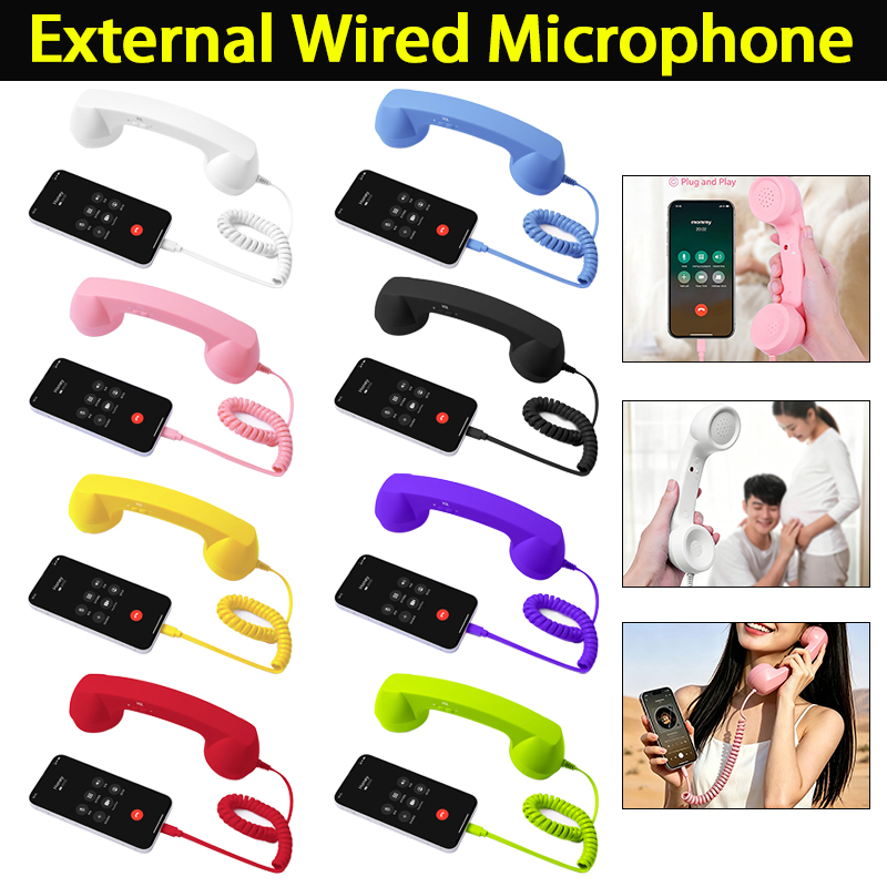 Słuchawki przewodowe 3.5 mm /  – Retro Handset Phone recenzja i cena