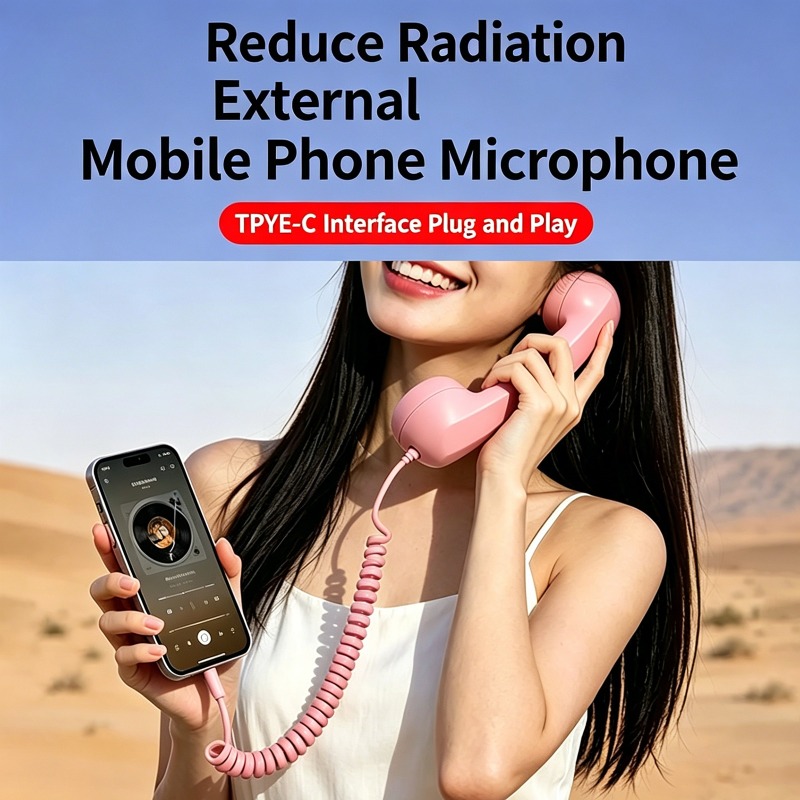 Słuchawki przewodowe 3.5 mm /  – Retro Handset Phone recenzja i cena