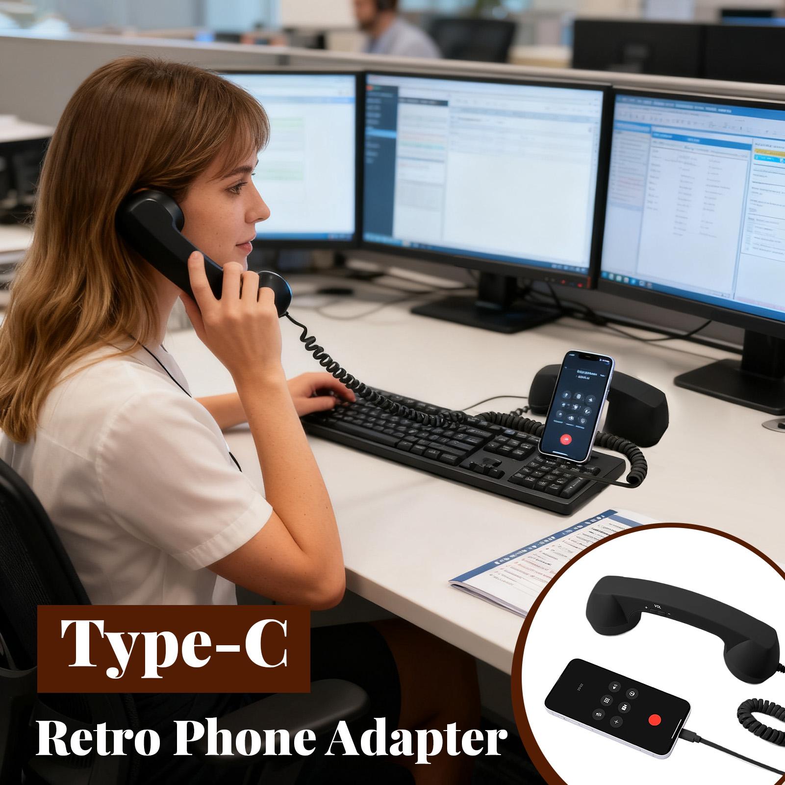 Adapter telefoniczny Type-C do – Retro Handset Phone recenzja i cena