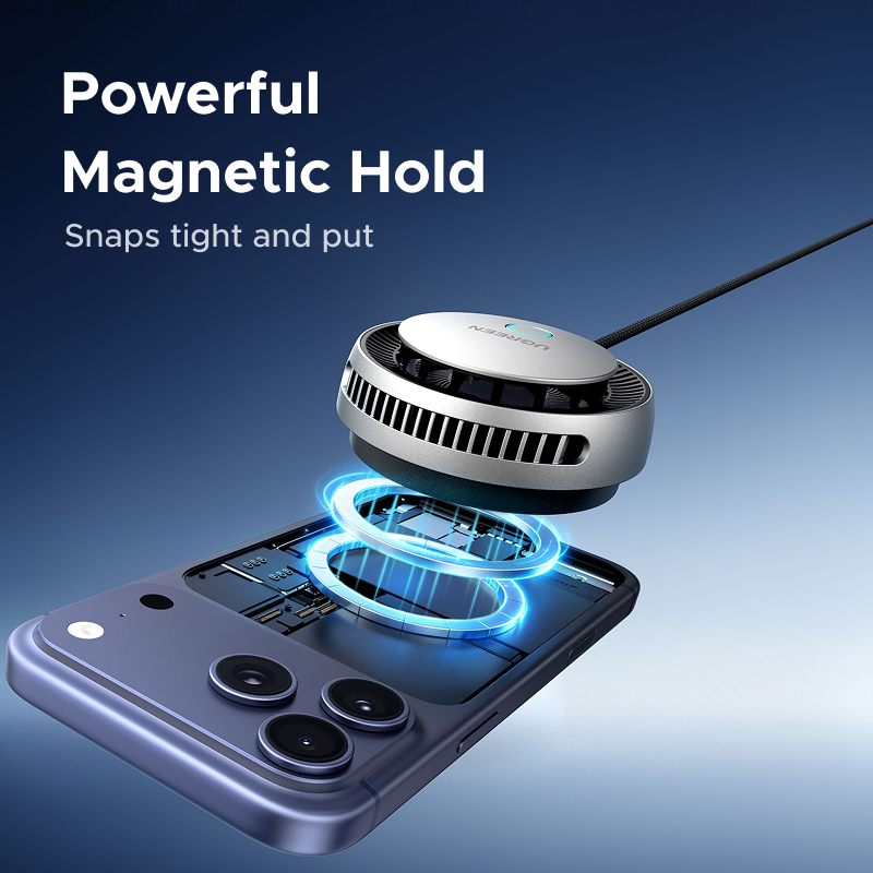 UGREEN MagFlow Pro Qi2.2 25W M – Phone Cooling Fan recenzja i cena