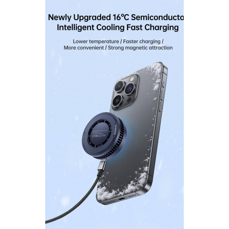 Magnetyczna ładowarka bezprzew – Phone Cooling Fan recenzja i cena