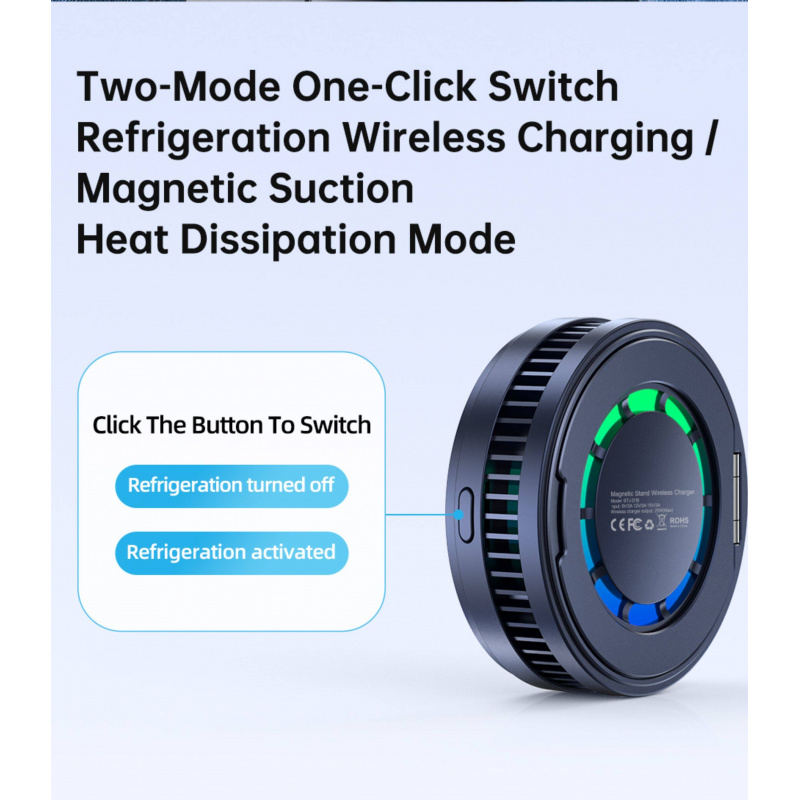 Magnetyczna ładowarka bezprzew – Phone Cooling Fan recenzja i cena